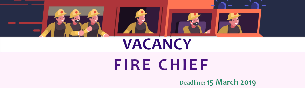 Vacancy Notice - Fire Chief