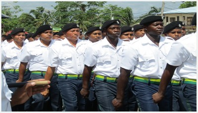 Belize Police New Recruit Officers Image 1