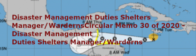 Circular Memo 30 of 2020 - Disaster Management Duties Shelte ... Image 1