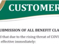 SSB Customer Notice - Electronic Submission of All Benefit C ... Image 1